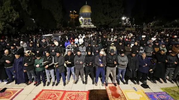 আল-আকসায় অনুষ্ঠিত হলো তারাবিহর নামাজ