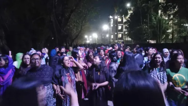 সারাদেশে ধর্ষণের ঘটনায় জড়িতদের শাস্তির দাবিতে শাবিপ্রবিতে বিক্ষোভ