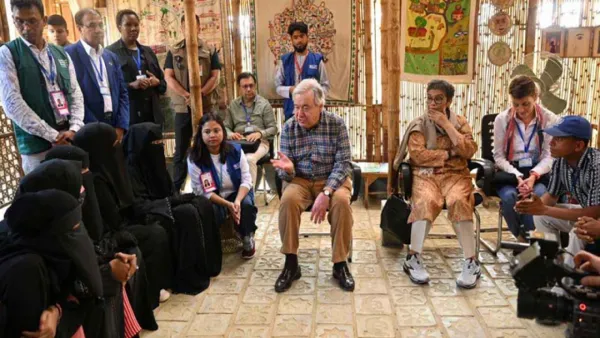 রোহিঙ্গা ক্যাম্পে প্রধান উপদেষ্টা ও জাতিসংঘ মহাসচিব