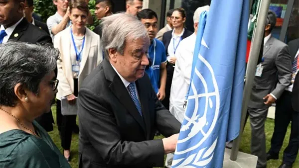 ঢাকায় জাতিসংঘের কার্যালয় পরিদর্শন করলেন আন্তোনিও গুতেরেস