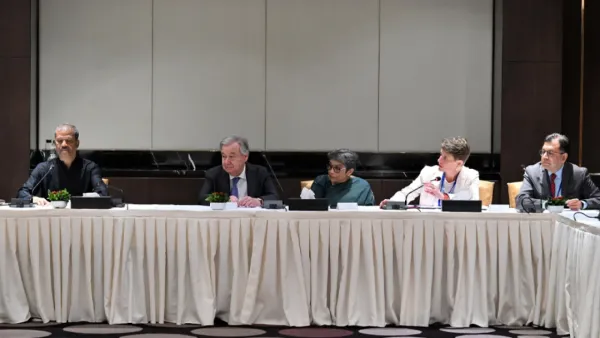 জাতিসংঘ মহাসচিবের সঙ্গে ঐকমত্য কমিশন ও রাজনৈতিক নেতাদের বৈঠক