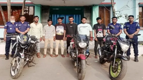 অনলাইনে বাইক বিক্রির বিজ্ঞাপনে প্রতারণা, গ্রেপ্তার ৬