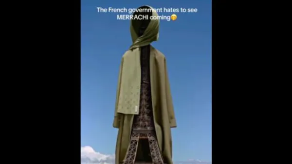 ‘হিজাব পরিহিত’ আইফেল টাওয়ার, বিজ্ঞাপন ঘিরে উত্তাল ফ্রান্স