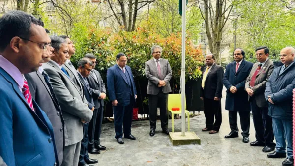 প্যারিসে পালিত হলো মহান স্বাধীনতা ও জাতীয় দিবস 