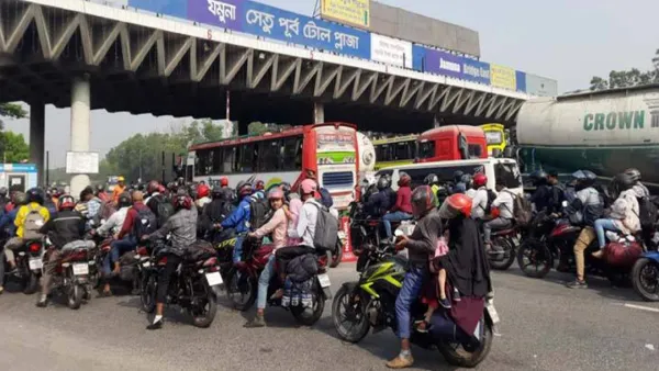 যমুনা সেতুতে ২৪ ঘণ্টায় ৯ হাজার ১৬৩ মোটরসাইকেল পারাপার