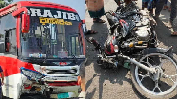 মঠবাড়িয়ায়-পাথরঘাটা সড়কে বাস চাপায় তিন সহোদর নিহত