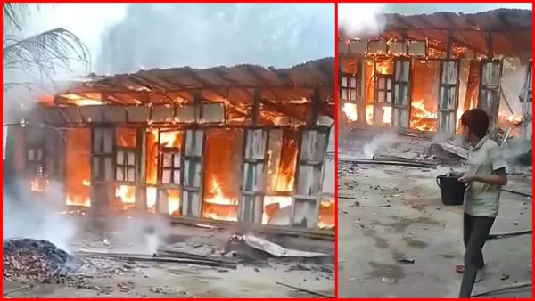 আধিপত্য বিস্তার নিয়ে বিএনপিকর্মী হত্যার জেরে বাড়িঘরে অগ্নিসংযোগ