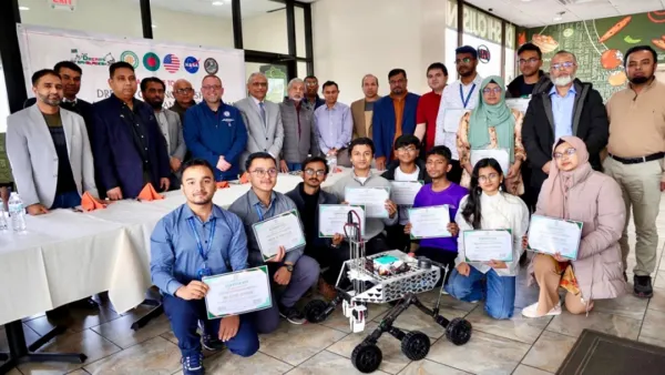 “ড্রিমস অব বাংলাদেশ” NASA ফাইনালিস্ট দল মিশিগানে সংবর্ধিত