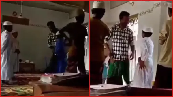 মাদ্রাসার ২ ছাত্রকে পেটানোর ভিডিও ভাইরাল