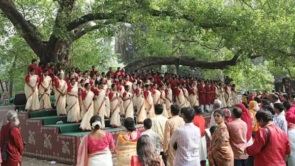রমনায় বর্ষবরণ অনুষ্ঠানের সমাপ্তি, গাজায় নিহতদের স্মরণ