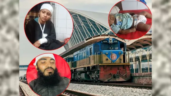 চলন্ত ট্রেন থেকে দম্পতির লাফ, কোলে থাকা শিশুর মৃত্যু