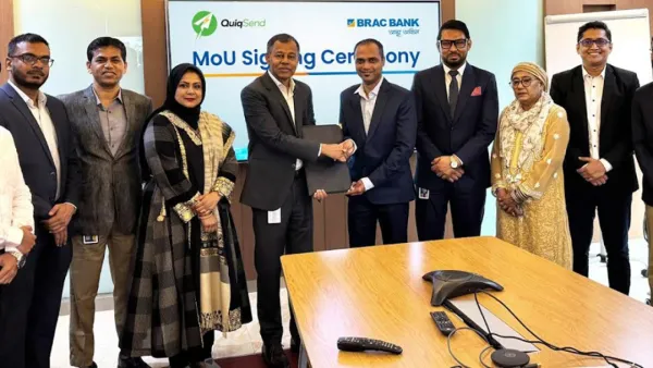অস্ট্রেলিয়া থেকে অ্যাপভিত্তিক রেমিট্যান্স সহজ করতে কুইকসেন্ডের সঙ্গে ব্র্যাক ব্যাংকের চুক্তি