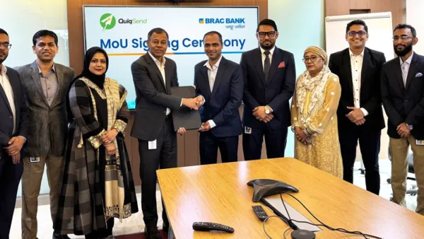 অস্ট্রেলিয়া থেকে অ্যাপভিত্তিক রেমিটেন্স সহজ করতে কুইকসেন্ডের সাথে ব্র্যাক ব্যাংকের চুক্তি