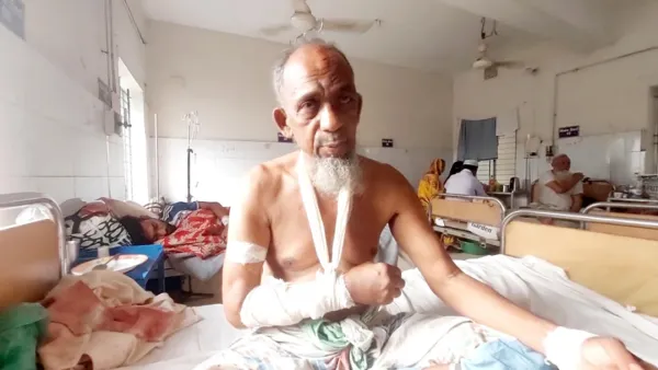 জমি বিক্রিকে কেন্দ্র করে ৩ সন্তানের নির্মম নির্যাতনের শিকার বৃদ্ধ পিতা 