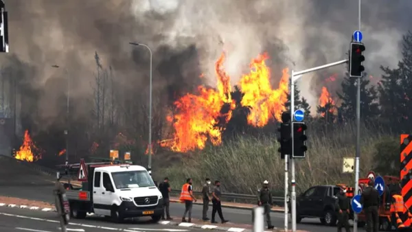 ভয়াবহ দাবানলে পুড়ছে ইসরায়েল, জরুরি অবস্থা জারি