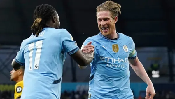 কষ্টার্জিত জয়ে তিনে উঠল ম্যানসিটি