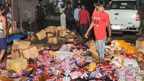 নকল শিশু খাদ্যের কারখানায় যৌথবাহিনীর অভিযান