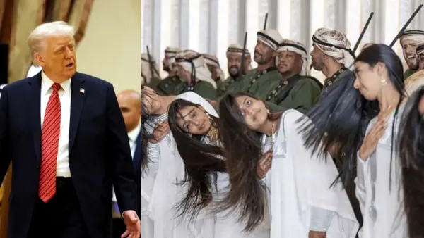 ট্রাম্পকে স্বাগত জানানো সেই চুল ওড়ানো নৃত্যের ইতিহাস কী