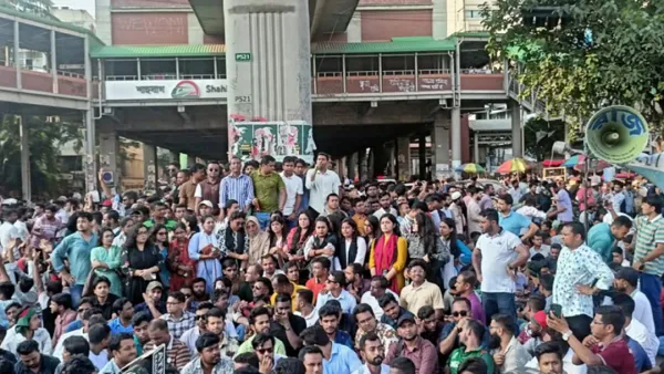 সাম্যর খুনিকে গ্রেপ্তারে শাহবাগ অবরোধ