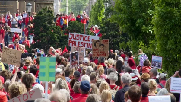 ফিলিস্তিনের পক্ষে নেদারল্যান্ডসে বিশাল সমাবেশ