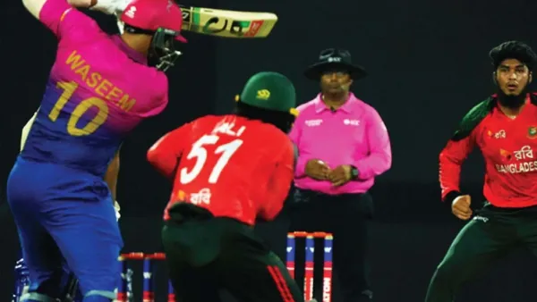 শ্বাসরুদ্ধকর ম্যাচে বাংলাদেশের পরাজয়