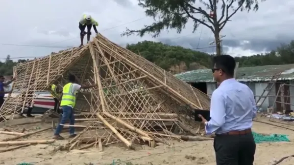 প্যারাসেইলিংয়ের নামে নির্মিত অবৈধ স্থাপনা উচ্ছেদ