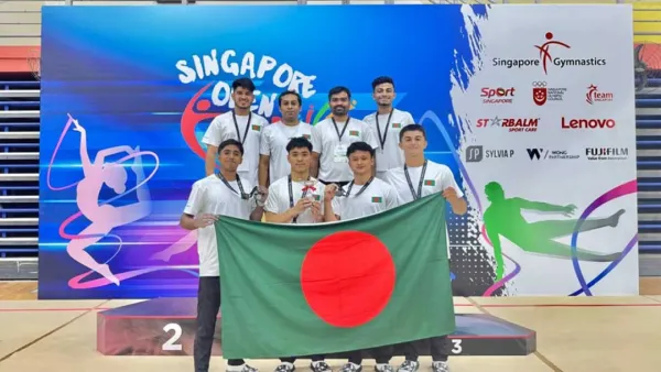 সিঙ্গাপুরে জিমন্যাস্টিকসে বাংলাদেশের স্বর্ণ জয়