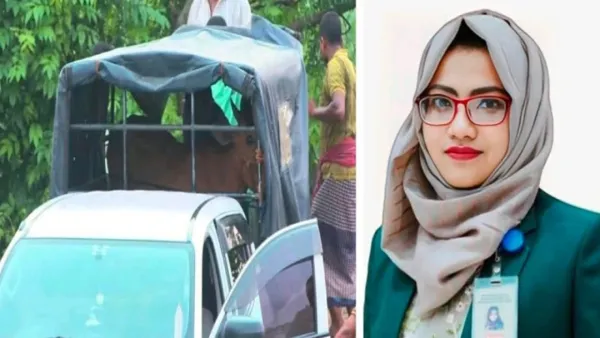 হাট থেকে গরু কিনে সরকারি গাড়িতে নিয়ে গেলেন বাগাতিপাড়ার ইউএনও