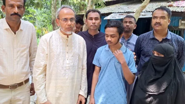 জুলাই আন্দোলনে দৃষ্টি হারানো মুবিনের পাশে তারেক রহমান