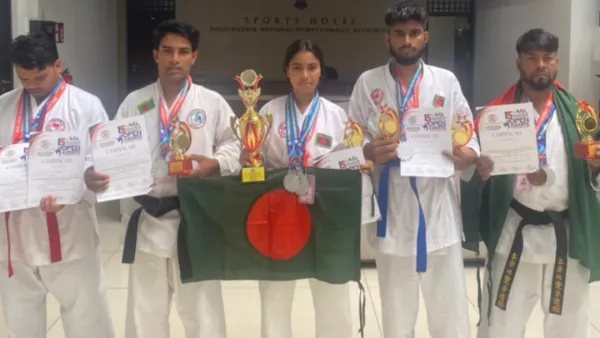 শ্রীলঙ্কায় কারাতে প্রতিযোগিতায় বাংলাদেশের সিলভার ও ব্রোঞ্জ অর্জন