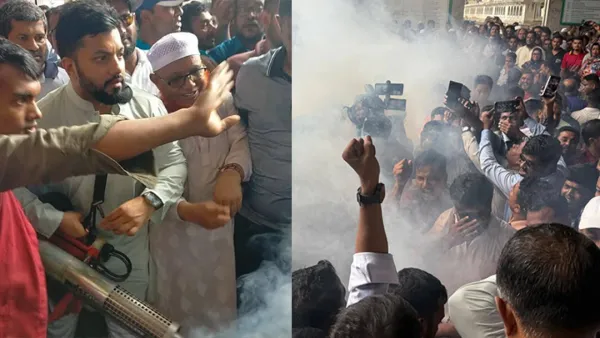 আন্দোলনকারী-সাংবাদিকদের মাঝে ফগিং মেশিন চালিয়ে মশক নিধন কার্যক্রমের উদ্বোধন ইশরাকের 