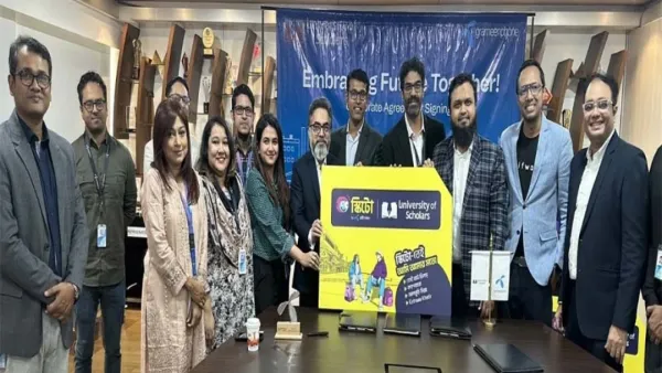গ্রামীণফোন ও ইউনিভার্সিটি অফ স্কলার্সের পার্টনারশিপ 