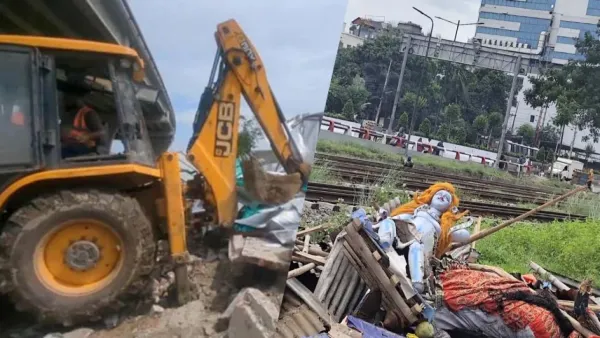রেলের জমির অস্থায়ী মণ্ডপ সরানো প্রসঙ্গে যা বললেন উপদেষ্টা