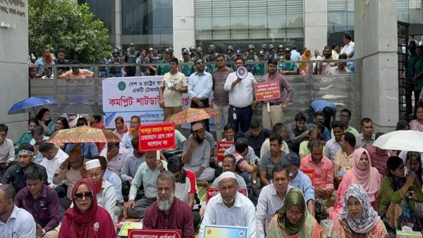 ‘কমপ্লিট শাটডাউন’ কর্মসূচিতে অচল এনবিআর