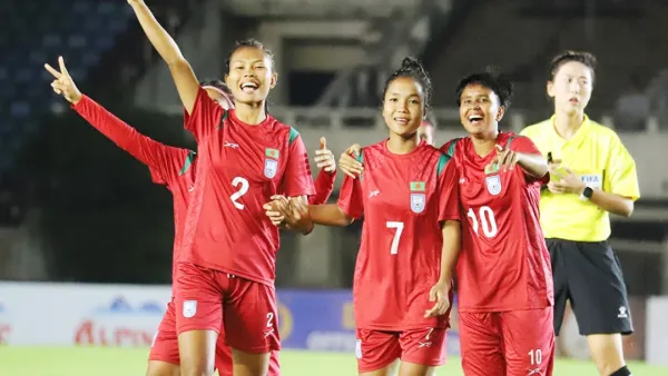 শুরুর মতো ৭-০ গোলের জয়েই ইতি টানল বাংলাদেশ