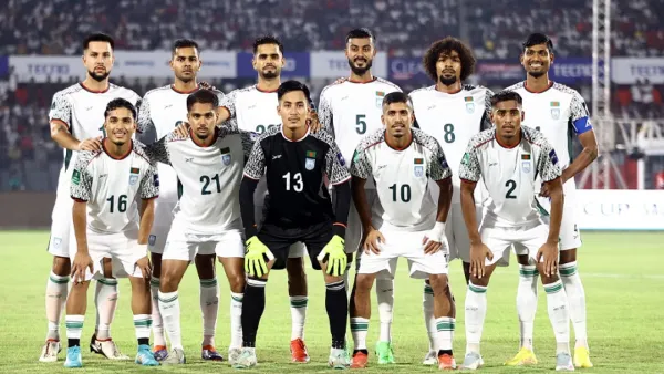 পিছিয়ে গেল বাংলাদেশ ফুটবল দল