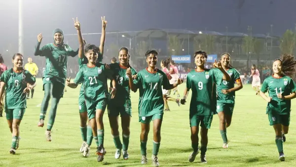 শান্তির হ্যাটট্রিকে ভুটানকে উড়িয়ে তৃতীয় জয় বাংলাদেশের