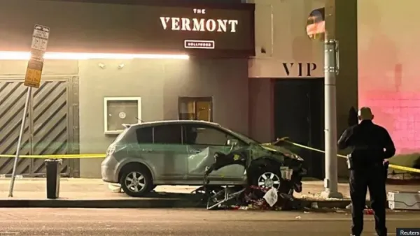 লস অ্যাঞ্জেলেসে ভিড়ের মধ্যে চলন্ত গাড়ি, আহত ৩০