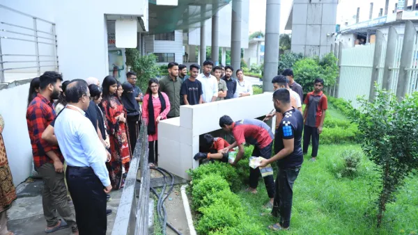 ইউআইটিএস-এ ডেঙ্গু প্রতিরোধে পরিচ্ছন্নতা কার্যক্রম 