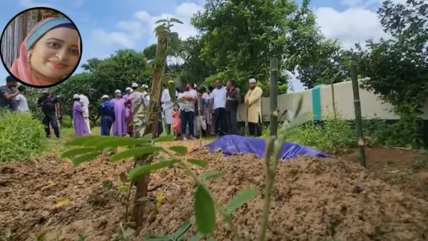 নিহত লামিয়াকে চোখের জলে বিদায়