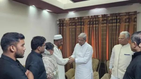 পাইলট তৌকিরের বাসায় মির্জা ফখরুল