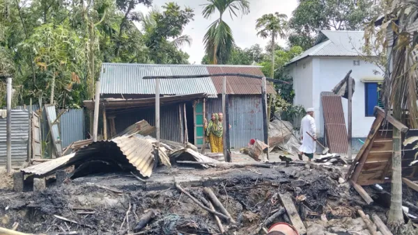 গবাদিপশু বাঁচাতে গিয়ে অগ্নিদগ্ধ হয়ে নারীর মৃত্যু 