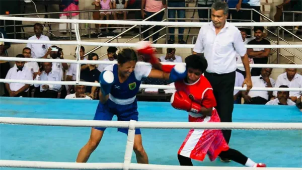 জাতীয় বক্সিংয়ে অভিষেকেই ফাইনালে জিনাত ফেরদৌস