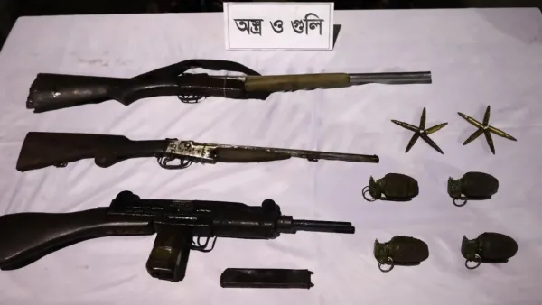 পাহাড়ে ডাকাতদের আস্তানায় অভিযান, গ্রেনেড-অস্ত্র উদ্ধার