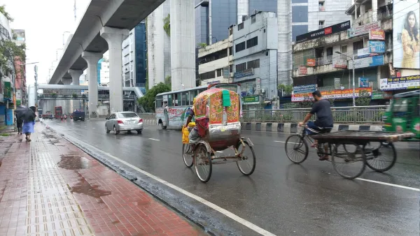 বৃষ্টির পর বদলে গেল ঢাকার বাতাস