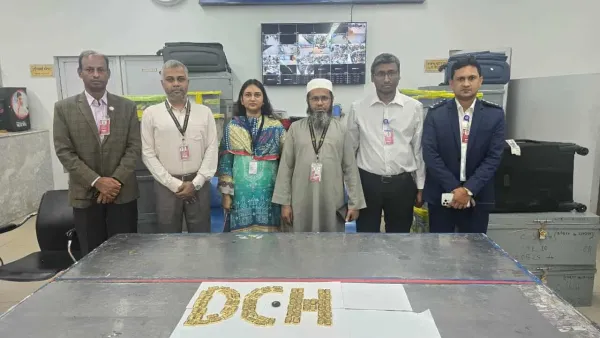 শাহজালাল বিমানবন্দরে ৮ কেজি স্বর্ণ জব্দ