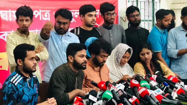 অন্তর্বর্তী সরকার ভেঙে তত্ত্বাবধায়ক সরকার ঘোষণার দাবি ইনকিলাব মঞ্চের