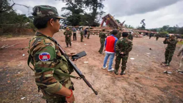 কম্বোডিয়া সীমান্তে স্থলমাইন বিস্ফোরণ, থাই সেনা আহত