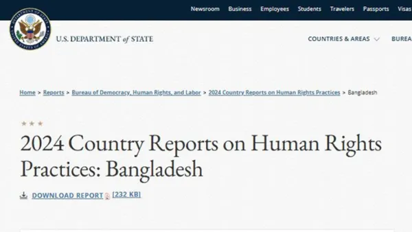 বাংলাদেশের মানবাধিকার পরিস্থিতি স্থিতিশীল, তবে উদ্বেগ রয়েছে