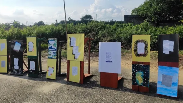 মাইলস্টোন ট্র্যাজেডিতে প্রাণ হারানো শিশুদের স্মরণে চিঠি প্রদর্শনী